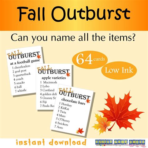 outburst game cards printable